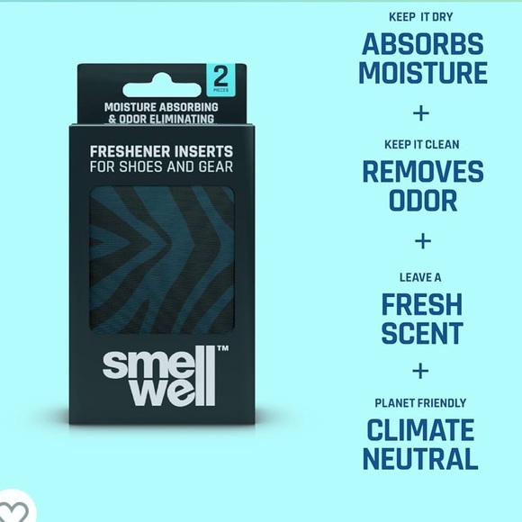 SmellWell Active Odor Eliminator Shoe deodorize 2 Bags Freshener Inserts shoes - Picture 1 of 12